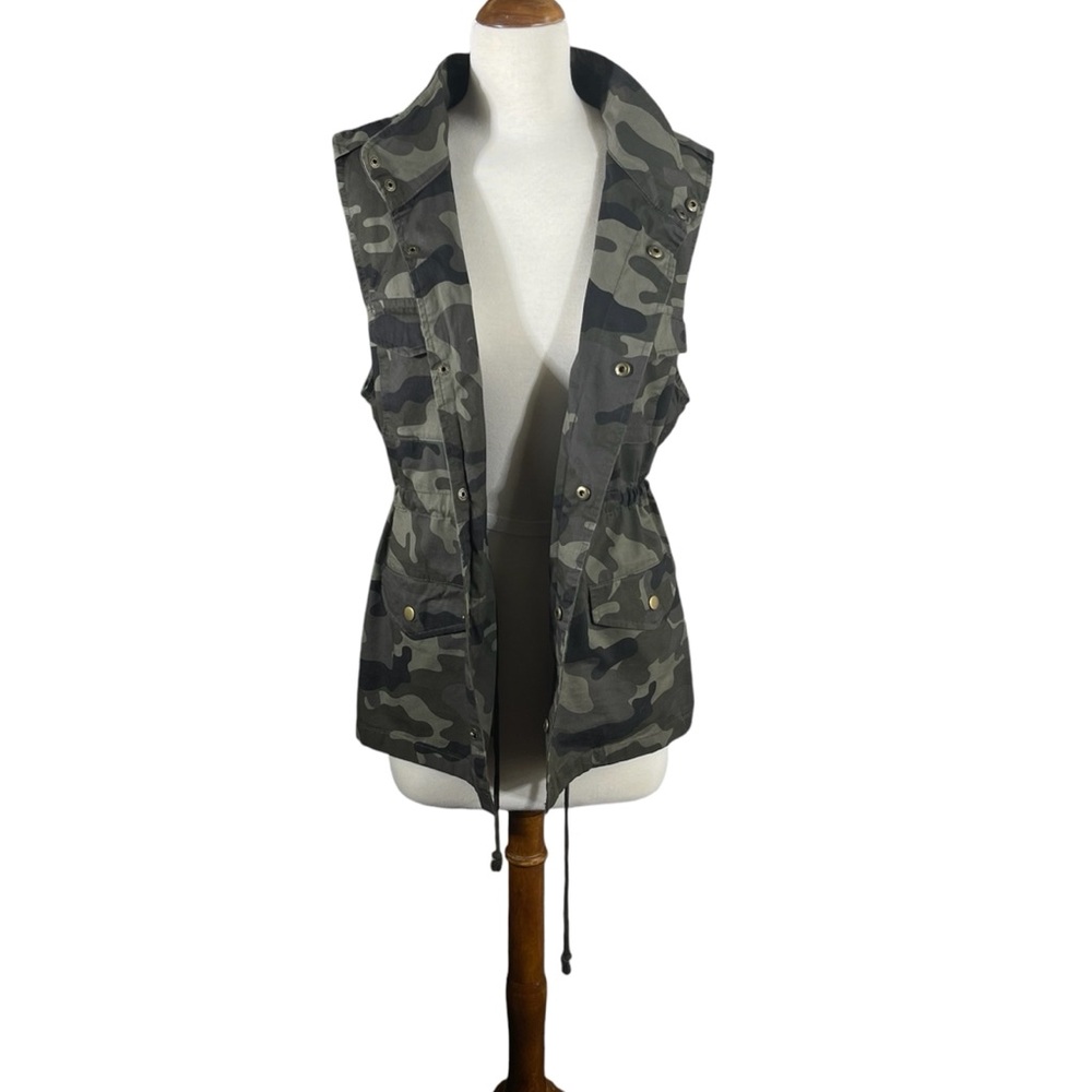 Love Tree Camo Green Military Army Utility Vest w/Front Pockets NWT Size XL - Picture 14 of 16